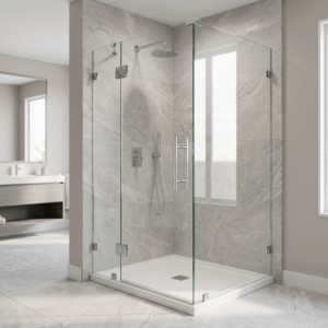 90° Corner Frameless Shower Enclosure
