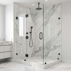 90° Corner Frameless Shower Enclosure