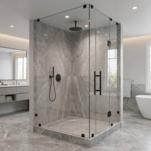 90° Corner Frameless Shower Enclosure