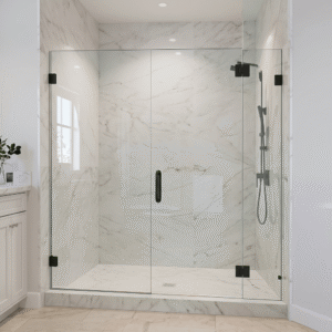 Frameless Hinged Shower Door