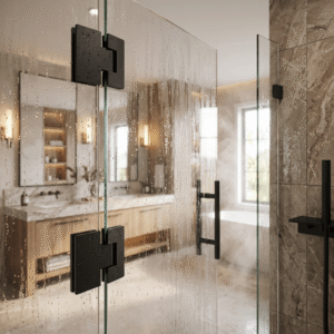 Frameless Hinged Shower Door